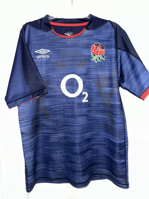 England Rugby Away / Change Shirt 2020/2021 - Umbro Large L Jersey Blue