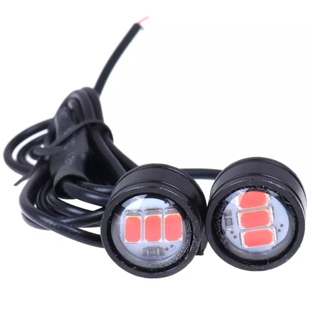 10X Red Car Motorcycle Led Strobe Flash Warning Light Brake Spot Eagle Bulb 12V