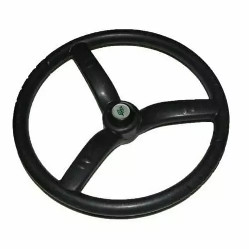 New Steering Wheel 3 Spoke Black Rubber Made For Massey Ferguson Tractors