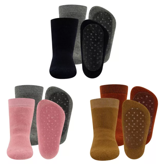 Ewers Children Unisex Stopper Socks 2er Pack Anti-slip Socks Full Soles Choice