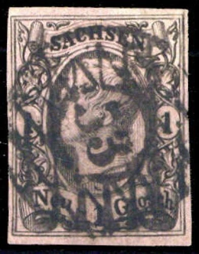 1855, Altdeutschland Sachsen, 9, gest. - 2568263