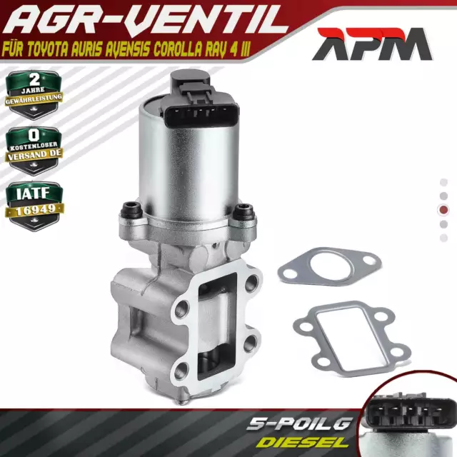 Vanne / Valve AGR Recirculation pour Toyota Auris Avensis Corolle Rav 4 III