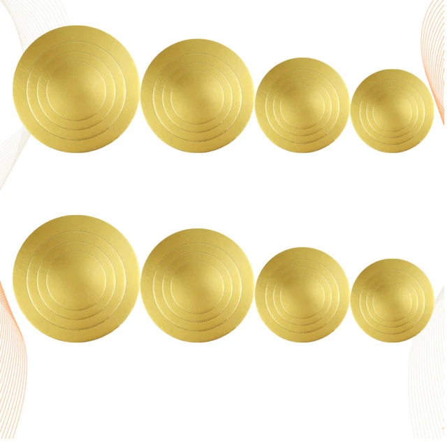 8 PIEZAS Pastel Redondo Base Tableros Mousse Base Tableros Pastel Circular Base