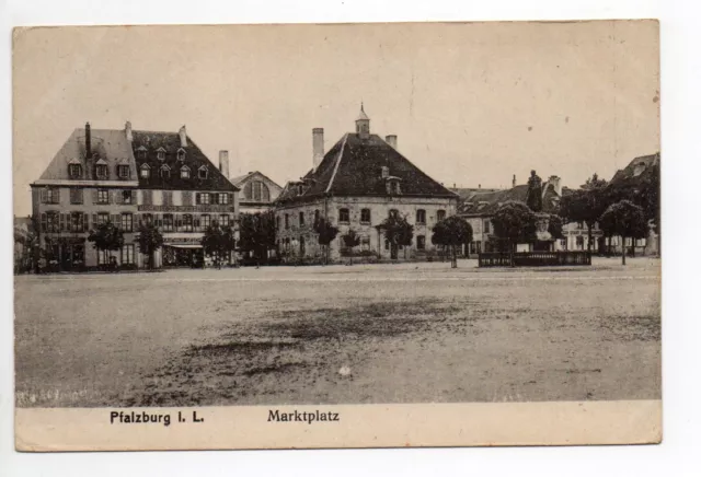 PHALSBOURG Pfalsburg Moselle CPA 57 marketplace..