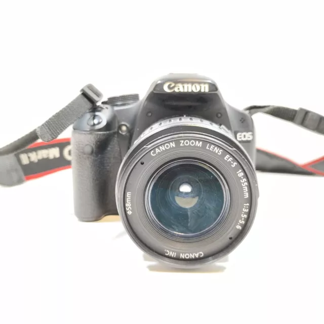 Appareil Photo Reflex Canon EOS Rebel T1i/500D 18,7 Mp + 18-55mm Noir (PO162938)