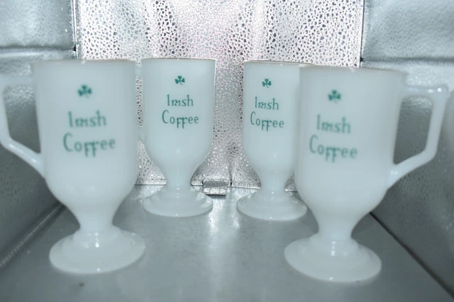 Lot De 6 Verres à Café Irlandais Genware - 23 Cl/8 Oz - Verre Transparent