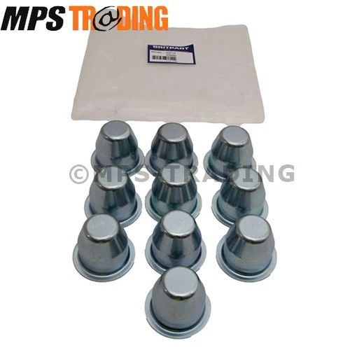Set Of 4 Hub Centre Caps For Land Rover Series 1, 2, 2A, 3 – Quality Replacement, 219098 Spec, Fits Front & Rear