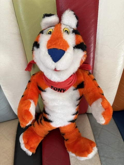 Peluche publicitaire Tony tigre KELLOGG'S Frosties vintage 1990 (VI-20536