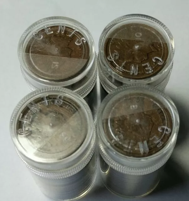 Mix of Teens, 20s, 30s, 40s, 50s + Indian Head & Steel Cent Half Roll Wheat Cent