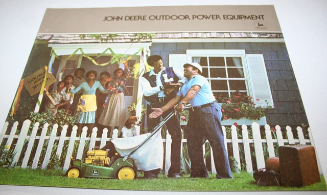 John Deere Outdoor Power Equipment Brochure 1978 Tillers Rotary Mowers Blowers