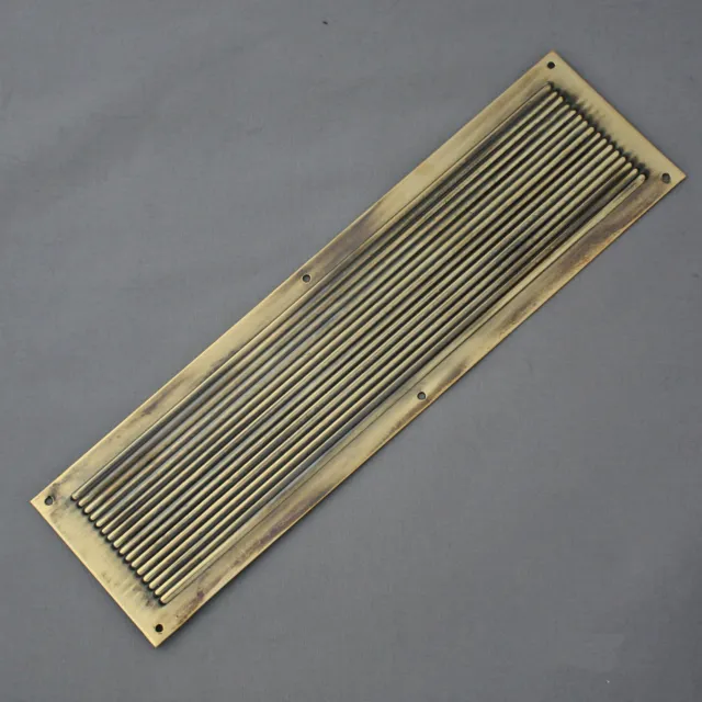 Victorian Reeded Finger Plate