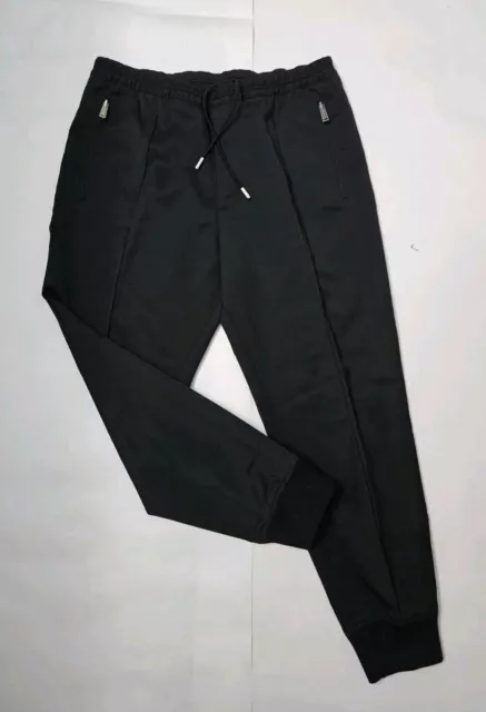 DSQUARED2 Wool Jogging Pants Black Italy, Size 48 EU