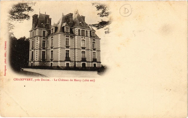 CPA AK CHAMPVERT pres DECIZE. Le Chateau de Marcy (420925)