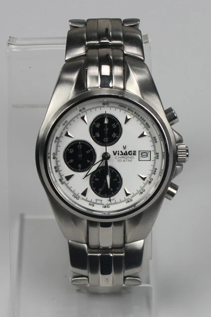 Orologio Uomo Cronografo Acciaio Inox 316L – Quadrante Grande Multifunzione Con Fasi Lunari, Impermeabile 3 ATM, Regalo BINBOND