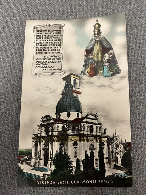 Vicenza, Basilica di Monte Berico, viaggiata