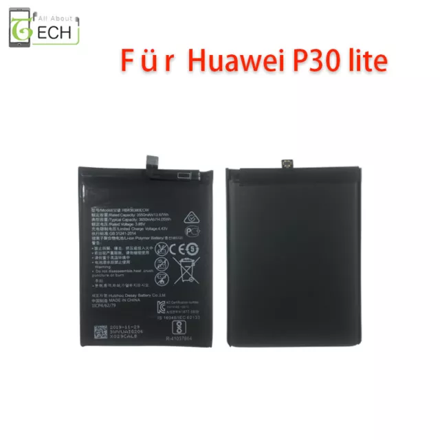 Akku für Huawei P30 lite Mate 10 lite Nova 2 Plus HB356687ECW Accu Batterie 3...