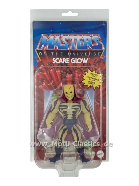 MOTU ORIGINS CLAMSHELL BLISTER CASE PVC + SUPER 7 Neo Vintage Masters Universe