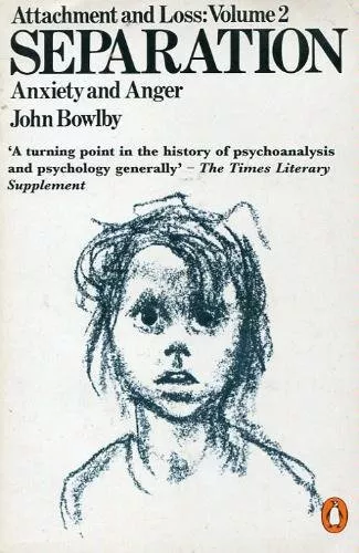 Attachment And Loss, Vol 2: Separation: Anxiety And... by Bowlby, John Paperback