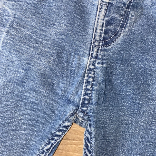 Top floreale RIVER ISLAND MINI ragazze e abito jeans skinny età 2-3 5