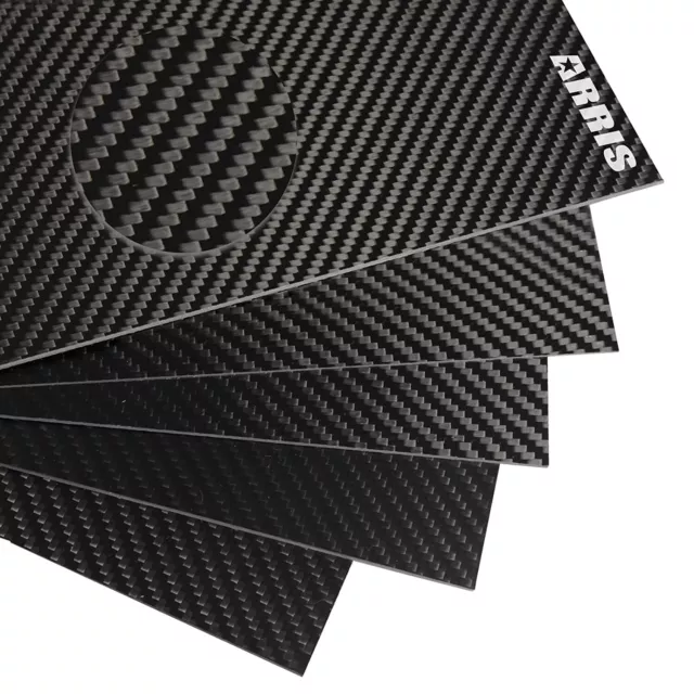 500x600x3mm 3k Carbon Fiber Sheet Panel Tiwll Weave Matte Finish