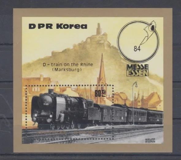 D.Ferrocarril - Lokomotiven Corea Bloque 177 (MNH)