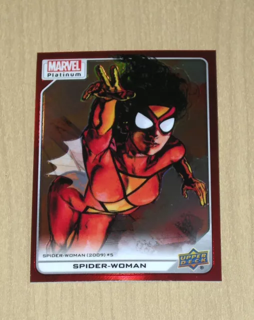 2024 Upper Deck Marvel Platinum RED Rainbow SPIDER-WOMAN #111 SP