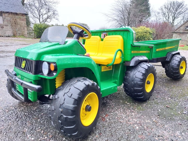 Peg Perego Licensed John Deere Gator HPX 12V Ride On UTV - Green  with trailor