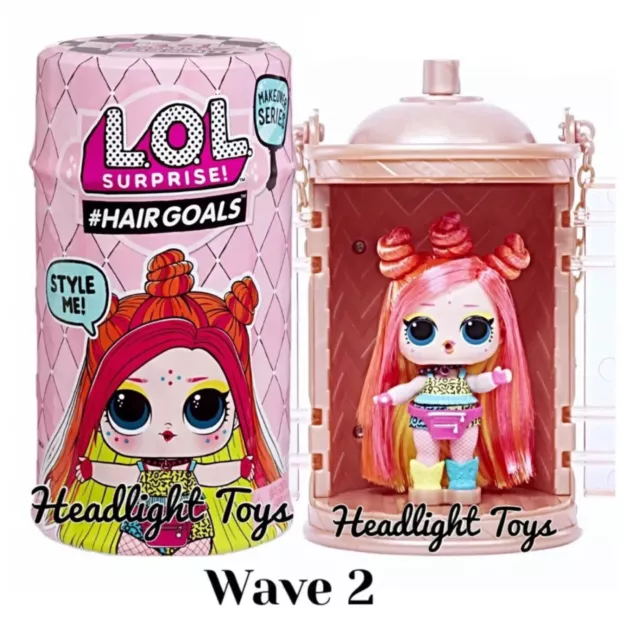 1 Authentic LOL Surprise Hairgoals Makeover Series WAVE 2 Big Sister Doll Sealed