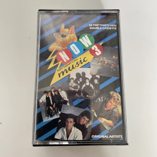 Now 3 Rear Cover NOW THAT'S WHAT I CALL MUSIC 3 - DOUBLE CASSETTE - 1984 ORIGINAL ISSUE ...