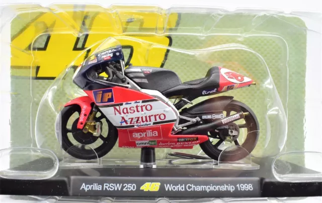 Véhicules-jouets Moto Valentino Rossi auto 1:18 Aprilia Rsw 250 Gp Moteur Bike