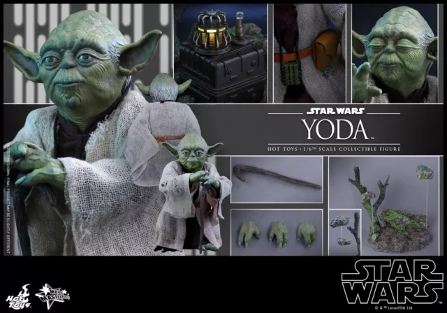 Dpd Express Hot Toys 1/6 Star Wars Episode V The Empire Strikes Back Mms369 Yoda