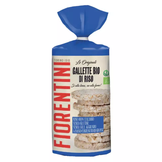 Gallette di Riso Bio Le Originali Fiorentini Confezione da 120 g Snack