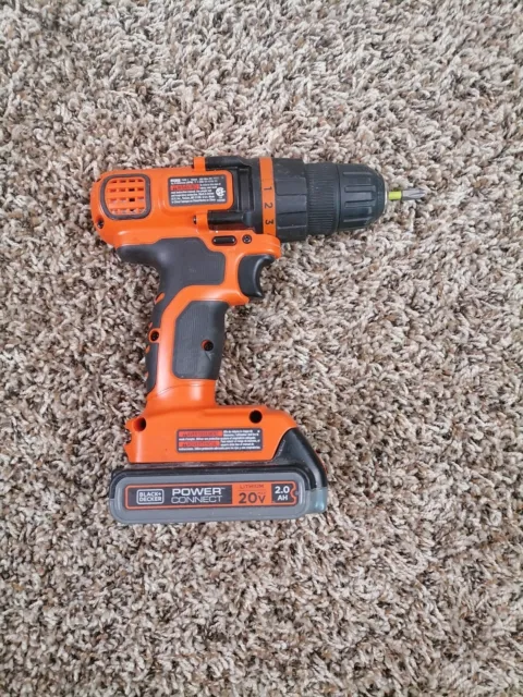 BLACK & DECKER Cordless Drill LDX172 7.2V With Lithium Battery (NO Charger)!  $11.31 - PicClick