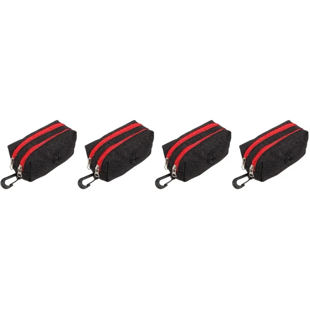 4x dispensador de bolsas de perro portátil de viaje dispensador de bolsas de heces