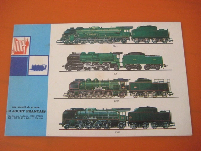 Ancien catalogue original JOEUF 1969 - 1970 trains modélisme HO