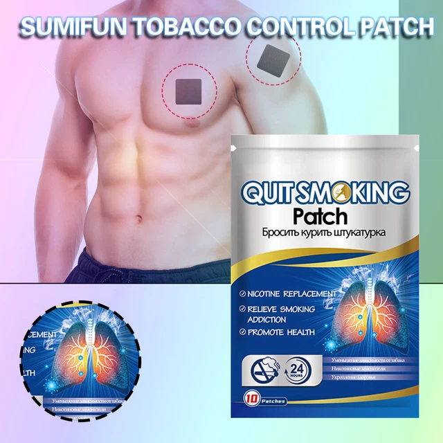 10 pz cerotti patch antifumo naturale A