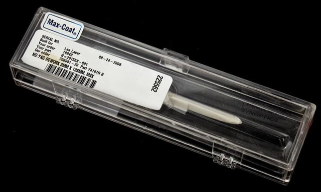 Northrop Grumman ND:YAG REWORK 3mm x 108mm Max Laser Pump Lamp Crystal Rod