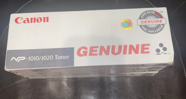 Canon NP 1010/1020 Genuine Toner Black/ Noir 1369A009[AA] Open Box Lot 7 Toners