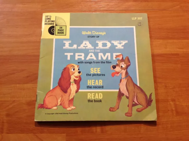 WALT DISNEY - 1966 Vinyl 33rpm 7-Single - LADY and the TRAMP