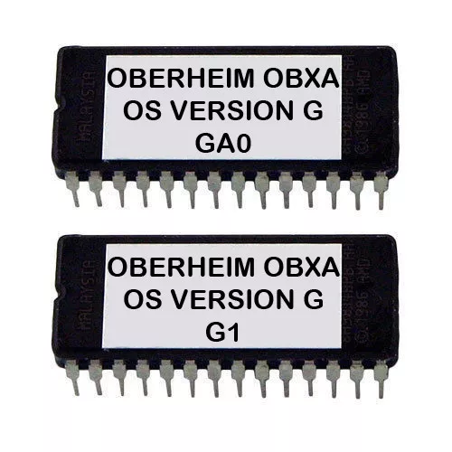 Oberheim Ob-Xa Rev G Système Exploitation Mise ROM Eprom Firmware OS