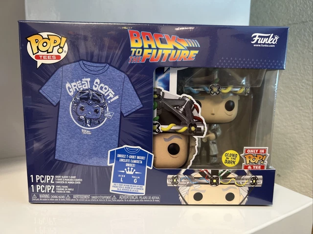 Funko Pop! & Tee: Back To The Future - Doc With Helmet Pop! and Large T-Shirt