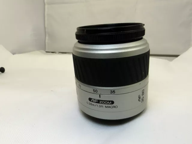 Minolta 35-80mm f4-5.6 Objektiv Maxxum AF Inop - Teile Oder Reparatur Wie Ist 2