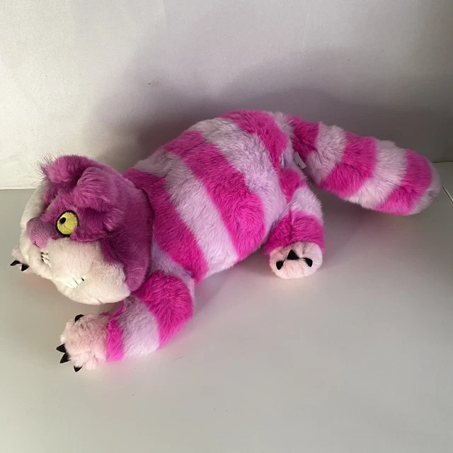 DISNEY STORE AUTHENTIC Cheshire Cat Alice in Wonderland Plush Soft Toy