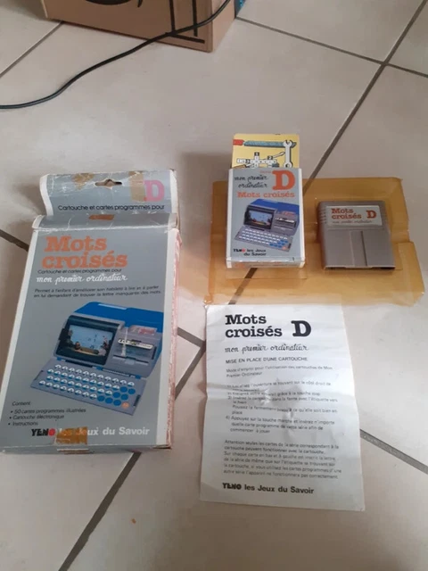 Ancien jeu électronique YENO MON PREMIER ORDINATEUR Savoir en
