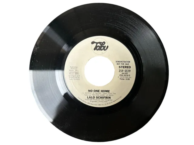 Lalo Schifrin - No One Home (VG+) 7” 45 RPM Promo Record Single