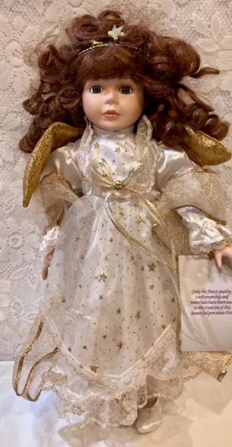 Collectible Memories Porcelain Doll "GABRIELL" Angel 17" Retired No Box