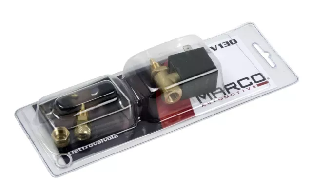 Marco Drucklufthorn 53 cm + Magnetventil 24 Volt + Anschlusssatz komplett im Set 3