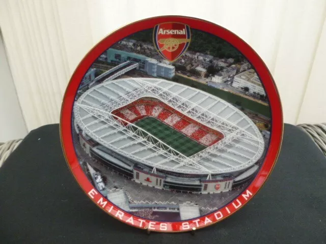 ARSENAL FC danbury mint COLLECTOR PLATE EMIRATES STADIUM