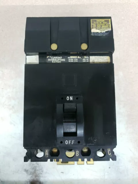 1-Square D FA34040 3 Pole 40 Amp 480 Vac I-Line Circuit Breaker