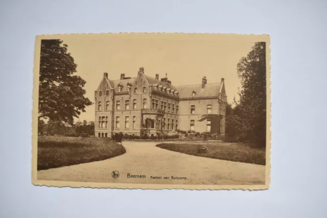 Postcard Beernem Kasteel Castle Van Bulscamp Belgium Unposted Vintage